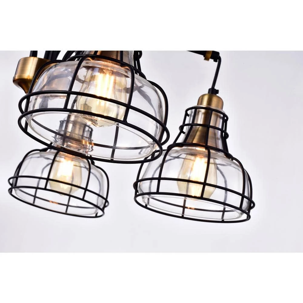 Best reviews of ๐ Paris 5-Light Black and Antique Gold Industrial Chandelier with Black Cage and Clear Glass Shades by Edvivi ๐ 13 Best reviews of ๐ Paris 5-Light Black and Antique Gold Industrial Chandelier with Black Cage and Clear Glass Shades by Edvivi ๐ - Image 11
