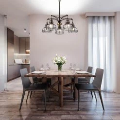 Best reviews of ๐ Paris 5-Light Black and Antique Gold Industrial Chandelier with Black Cage and Clear Glass Shades by Edvivi ๐ 18 Best reviews of ๐ Paris 5-Light Black and Antique Gold Industrial Chandelier with Black Cage and Clear Glass Shades by Edvivi ๐ -Deals Edvivi || Atlas Store black and antique gold edvivi chandeliers epd5355bk 4f 1000