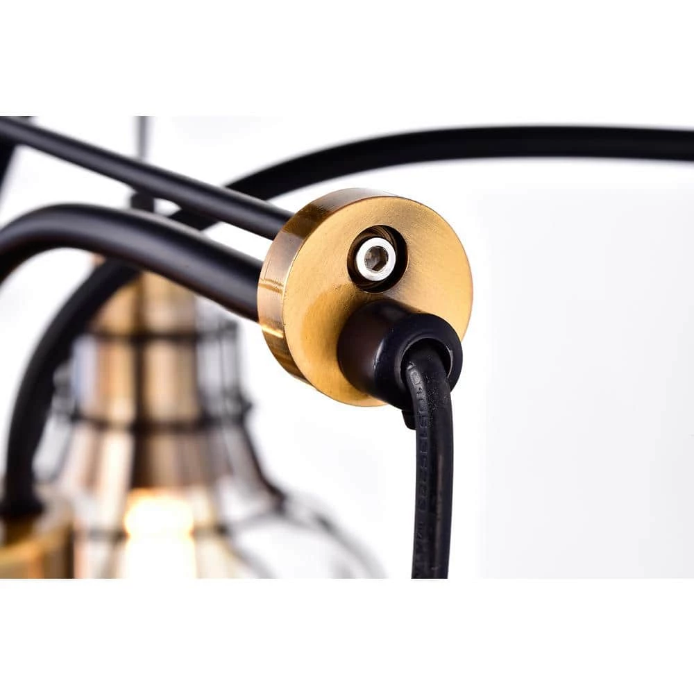 Best reviews of ๐ Paris 5-Light Black and Antique Gold Industrial Chandelier with Black Cage and Clear Glass Shades by Edvivi ๐ 12 Best reviews of ๐ Paris 5-Light Black and Antique Gold Industrial Chandelier with Black Cage and Clear Glass Shades by Edvivi ๐ - Image 10