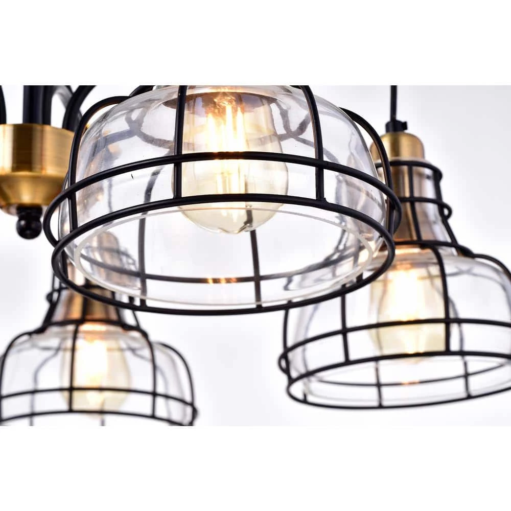 Best reviews of ๐ Paris 5-Light Black and Antique Gold Industrial Chandelier with Black Cage and Clear Glass Shades by Edvivi ๐ 11 Best reviews of ๐ Paris 5-Light Black and Antique Gold Industrial Chandelier with Black Cage and Clear Glass Shades by Edvivi ๐ - Image 9