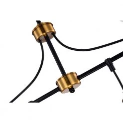 Cheapest ๐ 4-Light Black and Antique Gold Linear Chandelier with Clear Glass Shades by Edvivi ๐ 26 Cheapest ๐ 4-Light Black and Antique Gold Linear Chandelier with Clear Glass Shades by Edvivi ๐ -Deals Edvivi || Atlas Store black and antique gold edvivi chandeliers epd540bk fa 1000