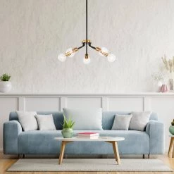 Best Sale ๐ Winslett Mid-Century Modern 5-Light Black and Antique Gold Finish Contemporary Sputnik Chandelier by Edvivi โญ 16 Best Sale ๐ Winslett Mid-Century Modern 5-Light Black and Antique Gold Finish Contemporary Sputnik Chandelier by Edvivi โญ -Deals Edvivi || Atlas Store black and antique gold edvivi chandeliers epj5774nb 1d 1000