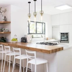 New 🔥 Essence 1-Light Black and Antique Gold Modern Mini Pendant with Clear Cylindrical Glass Shade by Edvivi ❤️ -Deals Edvivi || Atlas Store black and antique gold edvivi pendant lights epj4618ag d4 1000