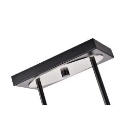 Outlet ❤️ Winslett 5-Light Farmhouse Black and Brushed Nickel Industrial Kitchen Island Pendant with Clear Glass Shades by Edvivi 😉 -Deals Edvivi || Atlas Store black and brushed nicke edvivi chandeliers epd445bkbn a0 1000