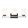 New 👏 Aliana 22.5 in. 3-Light Black and Brushed Nickel Modern Vanity Light with Etched White Glass Shades by Edvivi 🌟 -Deals Edvivi || Atlas Store black and brushed nickel edvivi vanity lighting ew6043 bkbn 64 1000