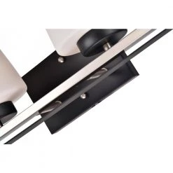 Wholesale 😀 Aliana 31.3 in. 4-Light Black and Brushed Nickel Modern Vanity Light with Etched White Glass Shade by Edvivi 🥰 -Deals Edvivi || Atlas Store black and brushed nickel edvivi vanity lighting ew6044 bkbn 44 1000