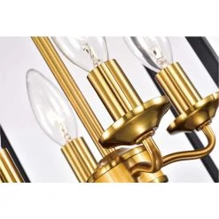 Top 10 😉 Madison 4-Light Statement Black and Gold Tradtional Lantern Chandelier by Edvivi 🔔 -Deals Edvivi || Atlas Store black and gold edvivi chandeliers epl1235bkag 66 1000
