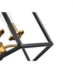 Top 10 😉 Madison 4-Light Statement Black and Gold Tradtional Lantern Chandelier by Edvivi 🔔 -Deals Edvivi || Atlas Store black and gold edvivi chandeliers epl1235bkag fa 1000