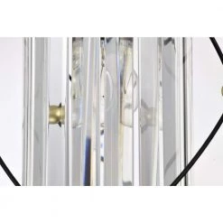 Budget 🔥 Christina 1-Light Black and Gold Cage Mini Pendant with Hanging Crystals by Edvivi 😉 -Deals Edvivi || Atlas Store black and gold edvivi pendant lights epl6535bk fa 1000