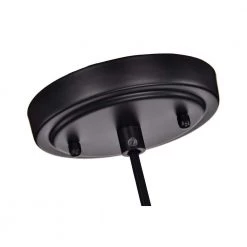 Promo 🛒 Paris 1-Light Black and Antique Gold Industrial Pendant with Black Cage and Clear Glass Shade by Edvivi 🎉 -Deals Edvivi || Atlas Store black edvivi chandeliers epc5325bk 1d 1000