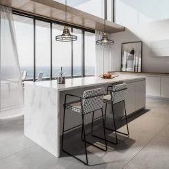 Promo 🛒 Paris 1-Light Black and Antique Gold Industrial Pendant with Black Cage and Clear Glass Shade by Edvivi 🎉 -Deals Edvivi || Atlas Store black edvivi chandeliers epc5325bk c3 1000