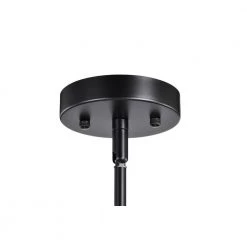 Cheapest ⭐ Hines 1-Light Black Farmhouse Pendant with Clear Dome Glass Shade by Edvivi 🔔 -Deals Edvivi || Atlas Store black edvivi chandeliers epj4895bk 40 1000