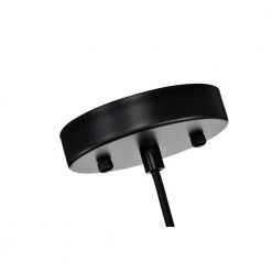 Flash Sale ✨ Perennial Contemporary 8 in. 1-Light Black Cone Cage Mini Pendant with Glass Bar Accents by Edvivi ⭐ -Deals Edvivi || Atlas Store black edvivi pendant lights epj3585bk 40 1000