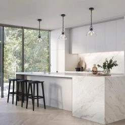 Brand new 🤩 Hines 1-Light Black Farmhouse Mini Pendant with Dome Shaped Clear Glass Shade by Edvivi 😍 -Deals Edvivi || Atlas Store black edvivi pendant lights epj4385bk 31 1000