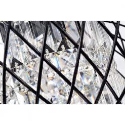 Budget ๐ Azha Modern Glam 3-Light Antique Black Net Drum Chandelier with Hanging Crystals by Edvivi โค๏ธ 19 Budget ๐ Azha Modern Glam 3-Light Antique Black Net Drum Chandelier with Hanging Crystals by Edvivi โค๏ธ -Deals Edvivi || Atlas Store brushed black edvivi chandeliers epg498bk fa 1000