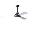 Outlet 🤩 Donaire 52 in. Integrated LED Indoor/Outdoor Brushed Bronze Ceiling Fan with Light with Remote Control by Atlas 👍