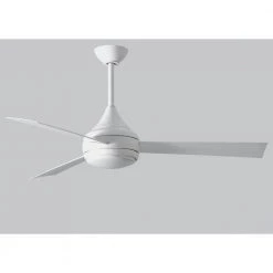 Budget ✨ Donaire 52 in. Integrated LED Indoor/Outdoor Gloss White Ceiling Fan with Light with Remote Control by Atlas ✔️ 9 Budget ✨ Donaire 52 in. Integrated LED Indoor/Outdoor Gloss White Ceiling Fan with Light with Remote Control by Atlas ✔️ -Deals Edvivi || Atlas Store brushed bronze atlas ceiling fans with lights da wh wh 1f 1000