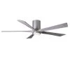 Cheap 🎁 Irene 60 in. LED Indoor/Outdoor Damp Brushed Nickel Ceiling Fan with Light with Remote Control and Wall Control by Atlas 🌟 -Deals Edvivi || Atlas Store brushed nickel atlas ceiling fans with lights ir5hlk bn bw 60 64 1000