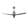 New 🎁 Eliza 56 in. Indoor/Outdoor Brushed Nickel Ceiling Fan With Remote Control And Wall Control by Atlas 🤩 -Deals Edvivi || Atlas Store brushed nickel atlas ceiling fans without lights ek bn bn 64 1000
