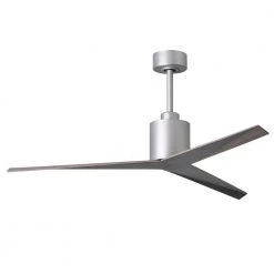 Cheap ๐งจ Eliza 56 in. Indoor/Outdoor Brushed Nickel Ceiling Fan with Remote Control and Wall Control by Atlas โญ