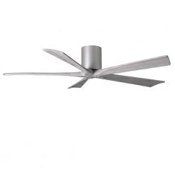 Best reviews of ๐งจ Irene 60 in. Indoor/Outdoor Brushed Nickel Ceiling Fan With Remote Control And Wall Control by Atlas โ