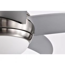 Outlet ๐ 52 in. Integrated LED Indoor Brushed Nickel 5-Blade Ceiling Fan with Light Kit and Remote Control by Edvivi ๐ 26 Outlet ๐ 52 in. Integrated LED Indoor Brushed Nickel 5-Blade Ceiling Fan with Light Kit and Remote Control by Edvivi ๐ -Deals Edvivi || Atlas Store brushed nickel edvivi ceiling fans with lights ffg7741bn 76 1000