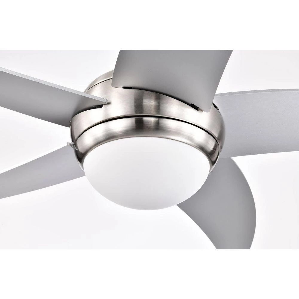 Outlet ๐ 52 in. Integrated LED Indoor Brushed Nickel 5-Blade Ceiling Fan with Light Kit and Remote Control by Edvivi ๐ 13 Outlet ๐ 52 in. Integrated LED Indoor Brushed Nickel 5-Blade Ceiling Fan with Light Kit and Remote Control by Edvivi ๐ - Image 11
