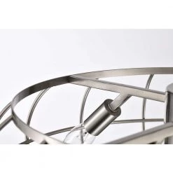 Best deal 😉 21 in. Contemporary Indoor Brushed Nickel Cage Reversible Ceiling Fan with Light Kit and Remote Control by Edvivi 🛒 -Deals Edvivi || Atlas Store brushed nickel edvivi ceiling fans with lights ffn7921bn 1d 1000