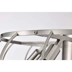 Best deal 😉 21 in. Contemporary Indoor Brushed Nickel Cage Reversible Ceiling Fan with Light Kit and Remote Control by Edvivi 🛒 -Deals Edvivi || Atlas Store brushed nickel edvivi ceiling fans with lights ffn7921bn 66 1000