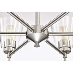 Flash Sale ๐ฅฐ Briarwood 6-Light Brushed Nickel Modern Chandelier with Clear Cone Glass Shades by Edvivi ๐ฏ 20 Flash Sale ๐ฅฐ Briarwood 6-Light Brushed Nickel Modern Chandelier with Clear Cone Glass Shades by Edvivi ๐ฏ -Deals Edvivi || Atlas Store brushed nickel edvivi chandeliers epc6471bn 1d 1000