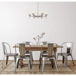 Flash Sale ๐ฅฐ Briarwood 6-Light Brushed Nickel Modern Chandelier with Clear Cone Glass Shades by Edvivi ๐ฏ 25 Flash Sale ๐ฅฐ Briarwood 6-Light Brushed Nickel Modern Chandelier with Clear Cone Glass Shades by Edvivi ๐ฏ -Deals Edvivi || Atlas Store brushed nickel edvivi chandeliers epc6471bn 1f 1000
