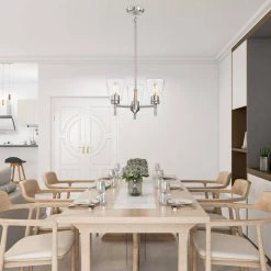 Best Pirce โ Briarwood 3-Light Brushed Nickel Modern Chandelier with Clear Cone Glass Shades by Edvivi ๐ 21 Best Pirce โ Briarwood 3-Light Brushed Nickel Modern Chandelier with Clear Cone Glass Shades by Edvivi ๐ -Deals Edvivi || Atlas Store brushed nickel edvivi chandeliers epc6571bn c3 1000