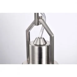 Buy 🎉 Aria 12 in. 1-Light Brushed Nickel Clear Cone Glass Farmhouse Kitchen Pendant Light by Edvivi 👍 -Deals Edvivi || Atlas Store brushed nickel edvivi chandeliers epj4711bn 44 1000