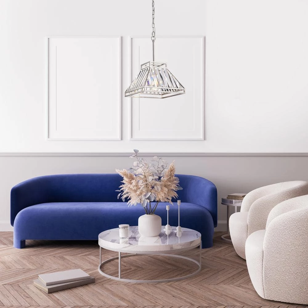 Promo ๐ Lexington Modern 1-Light Brushed Nickel Finish Trapezoidal Geometric Pendant with Linear Crystals by Edvivi ๐ฏ 10 Promo ๐ Lexington Modern 1-Light Brushed Nickel Finish Trapezoidal Geometric Pendant with Linear Crystals by Edvivi ๐ฏ - Image 8