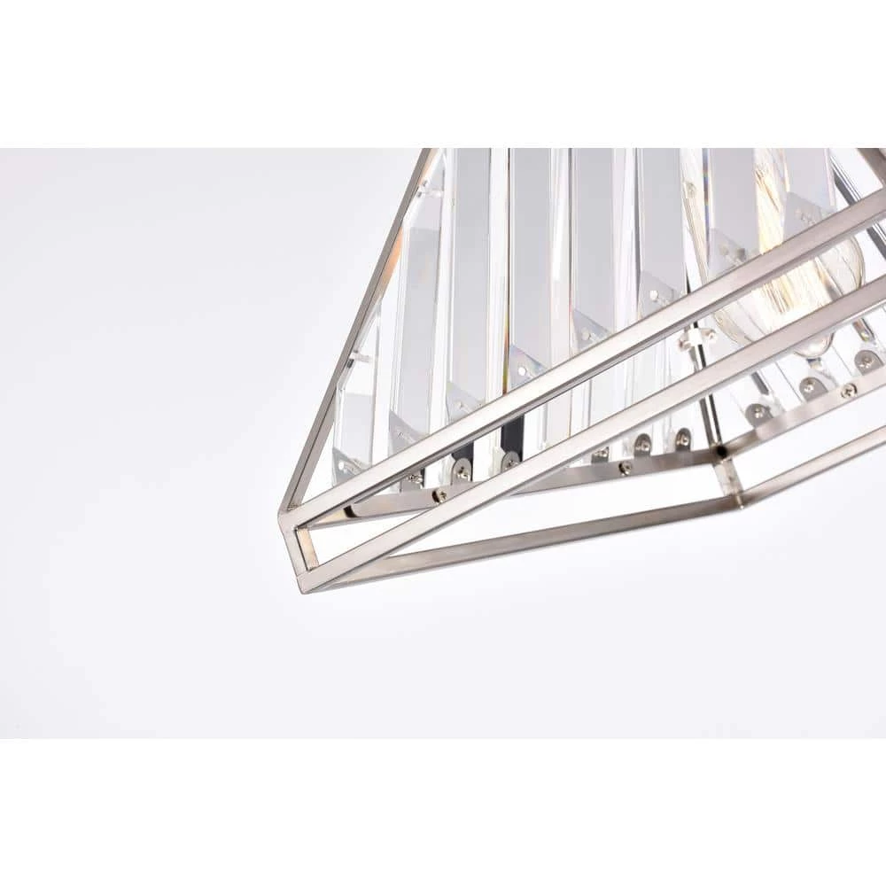 Promo ๐ Lexington Modern 1-Light Brushed Nickel Finish Trapezoidal Geometric Pendant with Linear Crystals by Edvivi ๐ฏ 13 Promo ๐ Lexington Modern 1-Light Brushed Nickel Finish Trapezoidal Geometric Pendant with Linear Crystals by Edvivi ๐ฏ - Image 11