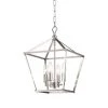 Cheapest 🤩 Renzo 4-Light Brushed Nickel Caged Candle Style Modern Farmhouse Pendant by Edvivi 🧨 -Deals Edvivi || Atlas Store brushed nickel edvivi chandeliers epl1351bn 64 1000