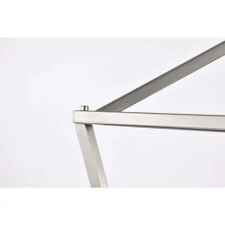 Brand new 😉 12 in. 4-Light Brushed Nickel Cage Lantern Farmhouse Semi-Flush Mount by Edvivi 🧨 -Deals Edvivi || Atlas Store brushed nickel edvivi flush mount lights esl1331bn 77 1000