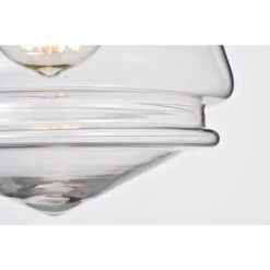 Best deal 🎉 Mora 1-Light Brushed Nickel Modern Mini Pendant with Encased Jar Hand Blown Glass Shade by Edvivi ⌛ -Deals Edvivi || Atlas Store brushed nickel edvivi pendant lights epj4111ni fa 1000