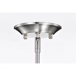 Brand new 🌟 Aria 8 in. 1-Light Brushed Nickel Modern Mini Pendant Light with Clear Cone Glass Shade by Edvivi 🛒 -Deals Edvivi || Atlas Store brushed nickel edvivi pendant lights epj4701bn a0 1000