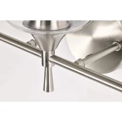Wholesale 👏 Arlo 21 in. 3-Lights Brushed Nickel Vanity Light with Clear Wine Glass Shades by Edvivi 🌟 -Deals Edvivi || Atlas Store brushed nickel edvivi vanity lighting ew2741bn 1d 1000