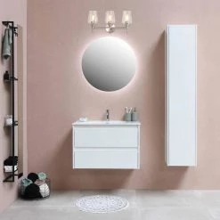 Wholesale 👏 Arlo 21 in. 3-Lights Brushed Nickel Vanity Light with Clear Wine Glass Shades by Edvivi 🌟 -Deals Edvivi || Atlas Store brushed nickel edvivi vanity lighting ew2741bn c3 1000