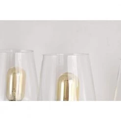 Cheap 😀 Arlo 30 in. 4-Lights Brushed Nickel Vanity Light with Clear Glass Shades by Edvivi 🌟 -Deals Edvivi || Atlas Store brushed nickel edvivi vanity lighting ew2841bn fa 1000