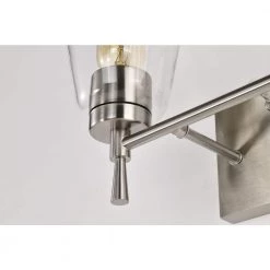 Budget ❤️ Briarwood 13 in. 2-Lights Brushed Nickel Vanity Light with Clear Glass Cone Shades by Edvivi 🥰 21 Budget ❤️ Briarwood 13 in. 2-Lights Brushed Nickel Vanity Light with Clear Glass Cone Shades by Edvivi 🥰 -Deals Edvivi || Atlas Store brushed nickel edvivi vanity lighting ew6791bn 66 1000