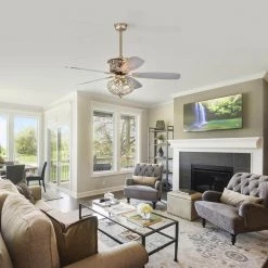 Hot Sale ๐ Emeline 52 in. Glam LED Indoor Champagne Silver Ceiling Fan with Crystal Light Kit and Remote Control by Edvivi ๐ฅฐ 27 Hot Sale ๐ Emeline 52 in. Glam LED Indoor Champagne Silver Ceiling Fan with Crystal Light Kit and Remote Control by Edvivi ๐ฅฐ -Deals Edvivi || Atlas Store champagne silver edvivi ceiling fans with lights ffj785sv 31 1000