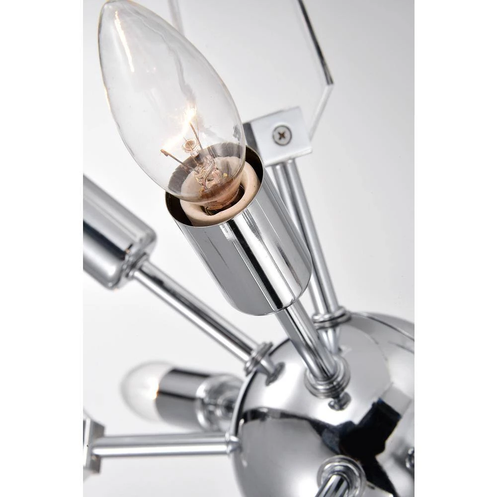 Outlet โญ Astrid 6- Light Chrome and Acrylic Blade Sputnik Mid- Century Modern Pendant by Edvivi ๐ 13 Outlet โญ Astrid 6- Light Chrome and Acrylic Blade Sputnik Mid- Century Modern Pendant by Edvivi ๐ - Image 11