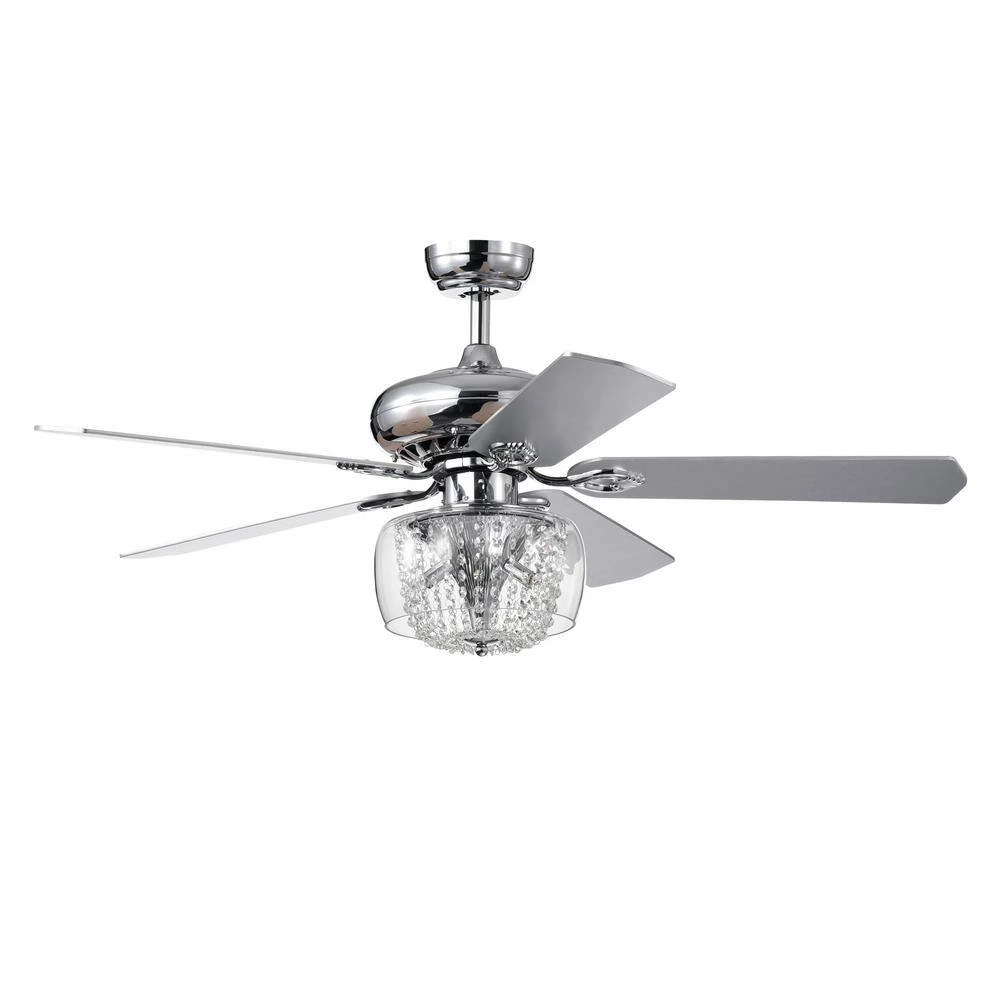 Best reviews of π₯ Emeline 52 in. Indoor Chrome Glam Reversible Ceiling Fan with Crystal Light Kit and Remote Control by Edvivi β 12 Best reviews of π₯ Emeline 52 in. Indoor Chrome Glam Reversible Ceiling Fan with Crystal Light Kit and Remote Control by Edvivi β - Image 10