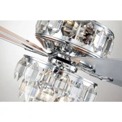 Best deal ๐ Howell 52 in. Modern LED Indoor Chrome Glam Ceiling Fan with Crystal Light Kit and Remote Control by Edvivi ๐ฏ 27 Best deal ๐ Howell 52 in. Modern LED Indoor Chrome Glam Ceiling Fan with Crystal Light Kit and Remote Control by Edvivi ๐ฏ -Deals Edvivi || Atlas Store chrome edvivi ceiling fans with lights ffg779ch 44 1000