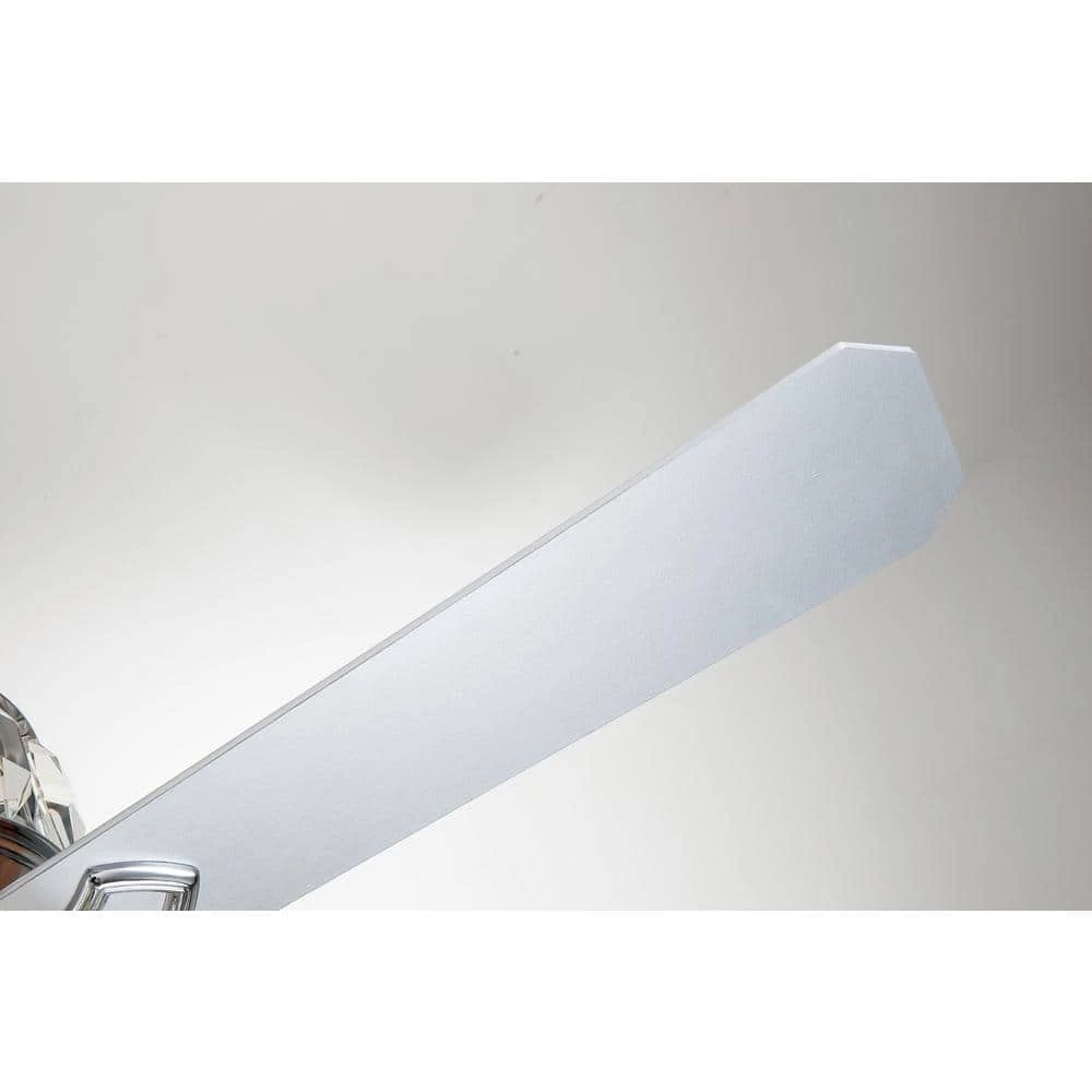 Best deal ๐ Howell 52 in. Modern LED Indoor Chrome Glam Ceiling Fan with Crystal Light Kit and Remote Control by Edvivi ๐ฏ 6 Best deal ๐ Howell 52 in. Modern LED Indoor Chrome Glam Ceiling Fan with Crystal Light Kit and Remote Control by Edvivi ๐ฏ - Image 4