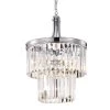 Wholesale 🧨 Clarus 4-Light Glam Chrome Round 2 Tiered Chandelier with Colonial Hanging Crystals by Edvivi 🌟 -Deals Edvivi || Atlas Store chrome edvivi chandeliers epg427ch 64 1000