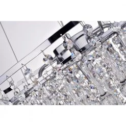 Budget 👍 Lexington 5-Light Modern Glam Chrome Chandelier with Cascading Crystals by Edvivi ✨ -Deals Edvivi || Atlas Store chrome edvivi chandeliers epg807ch 76 1000